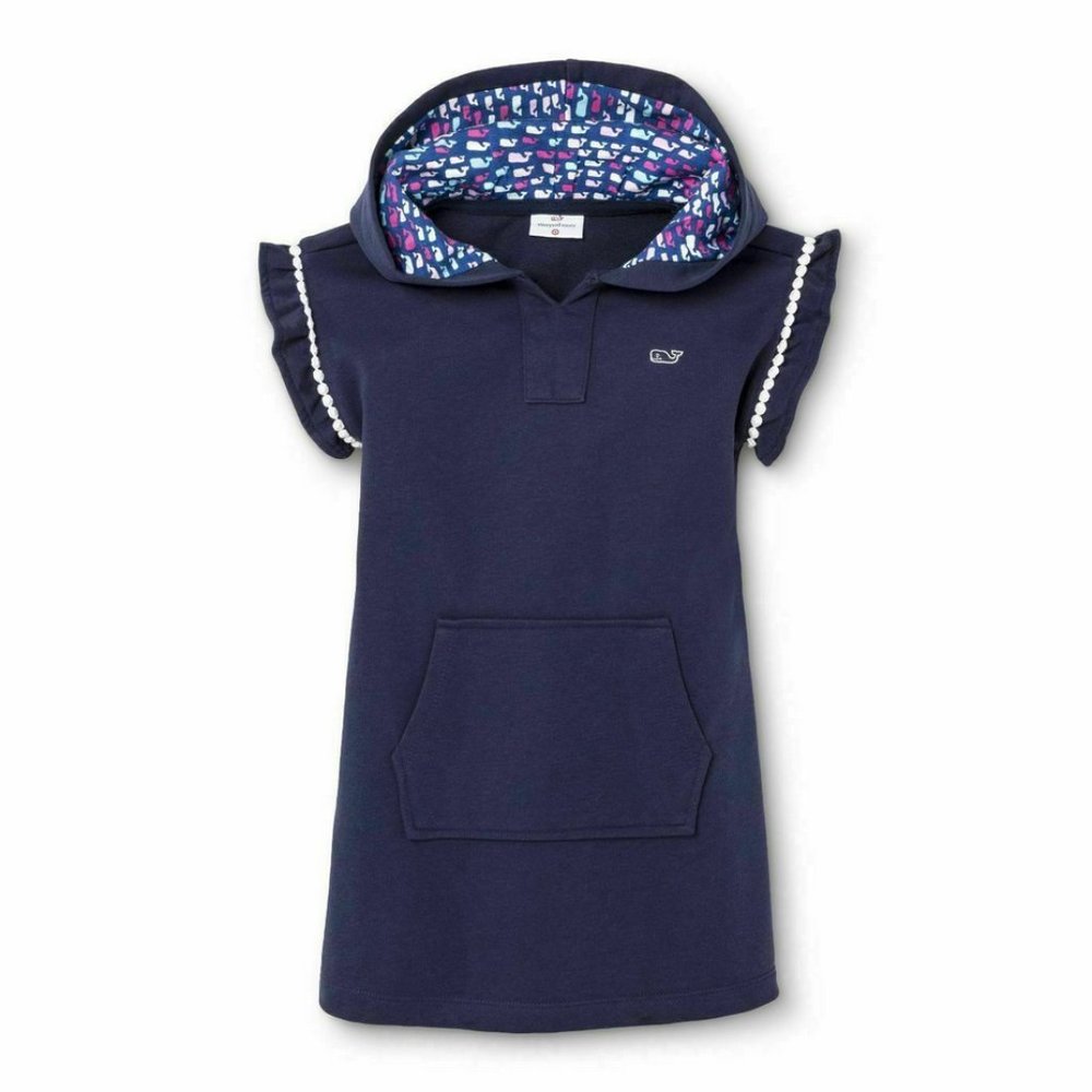 VINEYARD VINES Hoodie Dress Blue Sz 3T NEW